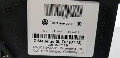 Автозапчастина б/у двигатель переднього правого скла для volkswagen phaeton (3d2/3d8) tdi v6 4motion (5 asientos) посилання на oem iam 3d0959702h  