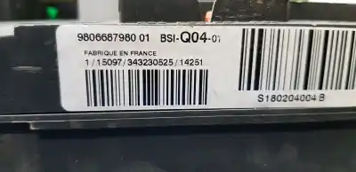 İkinci el araba yedek parçası röle/sigorta kutusu için citroen c4 picasso attraction oem iam referansları 9806687980  
