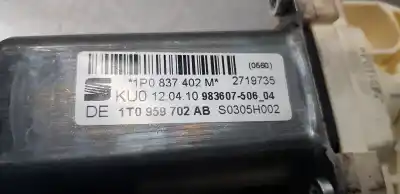 Автозапчасти б/у мотор стекла переднего правого за seat leon (1p1) reference ссылки oem iam 1p0837402m  