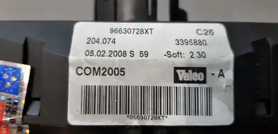 Second-hand car spare part multifunction switch for peugeot 207 cc básico oem iam references 96630728xt  