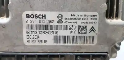 Автозапчастина б/у ебу контролер двигуна для citroen jumpy hdi 90 27 l1h1 furg. посилання на oem iam 9663786880  