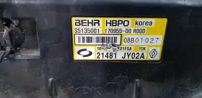 Gebrauchtes Autoersatzteil elektro-lüfter zum renault koleos privilege oem-iam-referenzen 21481jy02a  
