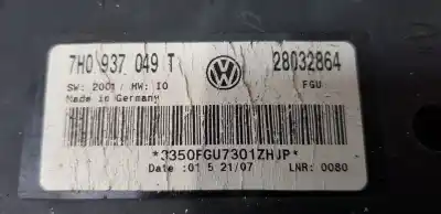 Pièce détachée automobile d'occasion module électronique pour volkswagen t5 transporter/furgoneta caja cerrada références oem iam 7h0937049t  