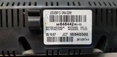 Second-hand car spare part multifunction display for peugeot 308 envy oem iam references 9664644280  