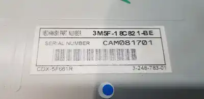 Recambio de automóvil de segunda mano de sistema audio / radio cd para ford focus c-max dm2 (cap) desde 08/2003 hasta 03/2007 focus c-max ghia (cap) referencias oem iam 3m5t18c815hl  