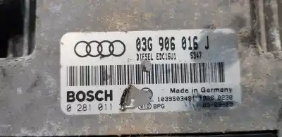 Автозапчастина б/у ебу контролер двигуна для audi a3 (8p) 1.9 tdi ambiente посилання на oem iam 03g906016j  0281011383