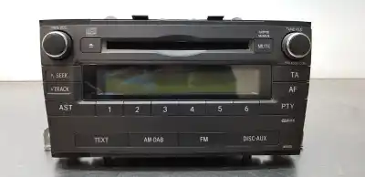 Peça sobressalente para automóvel em segunda mão sistema de áudio / rádio cd por toyota avensis (t27) executive referências oem iam 8612005150