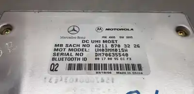 Peça sobressalente para automóvel em segunda mão módulo eletrônico por mercedes clase b (w245) 200 cdi (245.208) referências oem iam a2118703226  