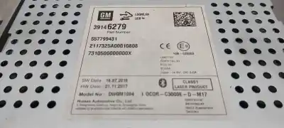 Pezzo di ricambio per auto di seconda mano impianto audio / radio cd per opel corsa e business riferimenti oem iam 39146279  