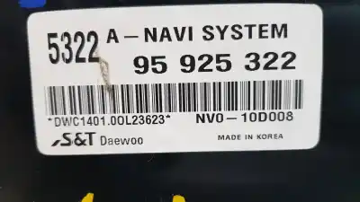 Second-hand car spare part gps navigation system for chevrolet captiva 2.2 vcdi lt 2wd oem iam references 95925322  