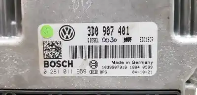 Автозапчасти б/у блок управления двигателем за volkswagen phaeton (3d2/3d8) tdi v6 4motion (4 asientos) ссылки oem iam 3d0907401  0281011959