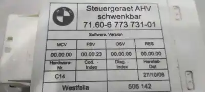 Second-hand car spare part electronic module for bmw serie 3 touring (e91) 318i oem iam references 71606773731  