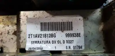 Автозапчасти б/у замок передней правой двери за ford transit connect (tc7) furgón (2006->) ссылки oem iam 2t1av21812bg  