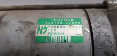 Peça sobressalente para automóvel em segunda mão motor de arranque por toyota auris luna+ referências oem iam 2810033080  