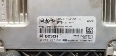 Second-hand car spare part ecu engine control for ford fiesta (cb1) trend oem iam references av2112a650gc  