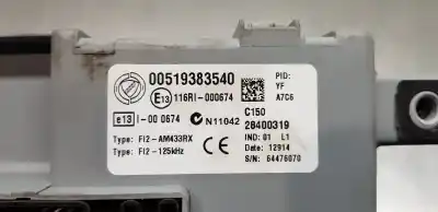 Second-hand car spare part electronic module for fiat doblo my doblo oem iam references 51938354  