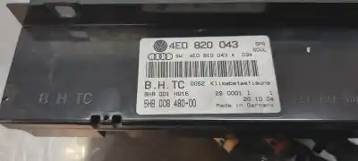 Автозапчастина б/у клімат-контроль для audi a8 (4e2) 4.2 quattro посилання на oem iam 4e0820043f5pr  