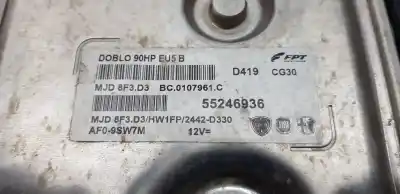 Second-hand car spare part ecu engine control for fiat doblo active oem iam references 55246936  