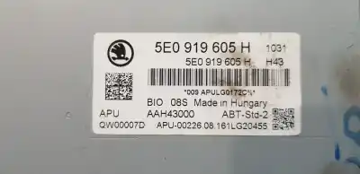 Автозапчасти б/у многофункциональный дисплей за skoda octavia combi (5e5) active ссылки oem iam 5e0919605hbio  