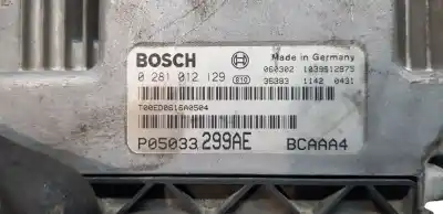 Second-hand car spare part ecu engine control for dodge caliber s oem iam references p05033299ae  0281012129