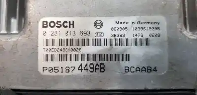 Second-hand car spare part ecu engine control for dodge caliber s oem iam references p05187449ab  