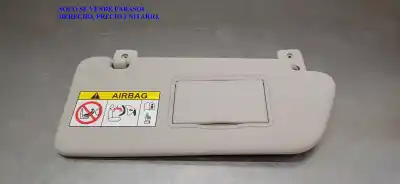 Peça sobressalente para automóvel em segunda mão para-sol direito por peugeot 5008 active referências oem iam 16115133bj