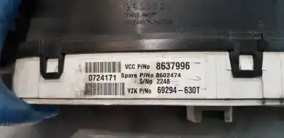 İkinci el araba yedek parçası enstrüman paneli için volvo s60 berlina 2.4 d oem iam referansları 8602474  