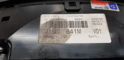 Автозапчастина б/у панель інструментів для skoda suberb (3t4) ambition посилання на oem iam 3t1920841m  