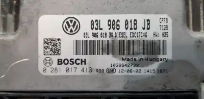 Second-hand car spare part ecu engine control for skoda superb combi (3t5) ambition oem iam references 03l906018jb  0281017413
