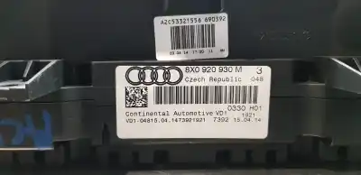 Second-hand car spare part dashboard for audi a1 (8x) ambition oem iam references 8x0920930m  