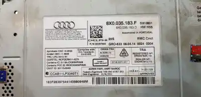 Автозапчастина б/у аудіо система / радіо cd для audi a1 (8x) ambition посилання на oem iam 8x0035183f   Автозапчастина б/у аудіо система / радіо cd для audi a1 (8x) ambition посилання на oem iam 8x0035183f
