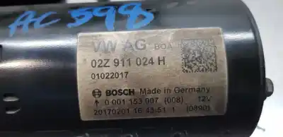 Peça sobressalente para automóvel em segunda mão motor de arranque por skoda rapid active referências oem iam 02z911024h  0001153007