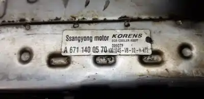Автозапчасти б/у охладитель рог за ssangyong korando limited 4x2 ссылки oem iam a6711400570  