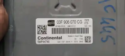 Автозапчасти б/у блок управления двигателем за seat leon (1p1) reference ссылки oem iam 03f906070cg  5wp44748