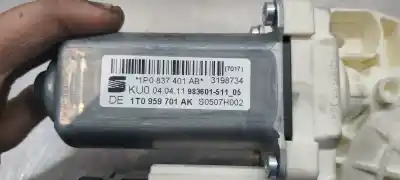 Автозапчастина б/у двигатель переднього ліва вікна для seat leon (1p1) reference посилання на oem iam 3c8959701z01  1p0837401ab