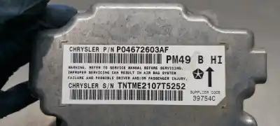 Peça sobressalente para automóvel em segunda mão centralina de airbag por dodge caliber s referências oem iam 04672603af  p04672603af