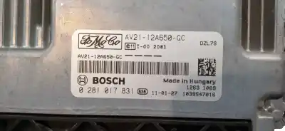 Second-hand car spare part ecu engine control for ford fiesta (cb1) trend oem iam references av2112a650gc  0281017831