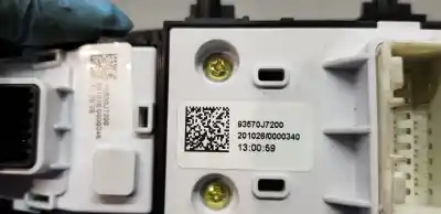 Second-hand car spare part left front power window switch for kia ceed (jd) 1.6 tech oem iam references 93570j7200  