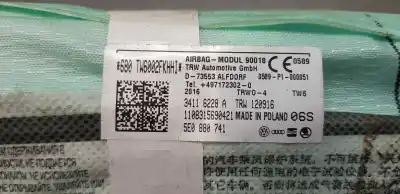 Автозапчастина б/у передня ліва подушка безпеки для skoda octavia combi (5e5) ambition посилання на oem iam 5e0880741  