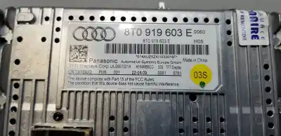 Second-hand car spare part multifunction display for audi a4 berlina (b8) básico oem iam references 8t0919603e  