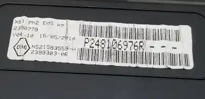 Peça sobressalente para automóvel em segunda mão quadrante por renault kangoo profesional referências oem iam 248106976r  