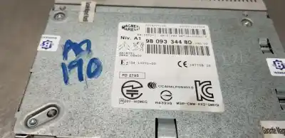 Pezzo di ricambio per auto di seconda mano impianto audio / radio cd per citroen c4 picasso attraction riferimenti oem iam 9809334480   Pezzo di ricambio per auto di seconda mano impianto audio / radio cd per citroen c4 picasso attraction riferimenti oem iam 9809334480