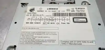 Автозапчастина б/у аудіо система / радіо cd для renault koleos dynamique посилання на oem iam 281151952r  