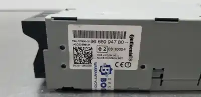 Peça sobressalente para automóvel em segunda mão sistema de áudio / rádio cd por citroen c4 lim. exclusive referências oem iam 9666994780  