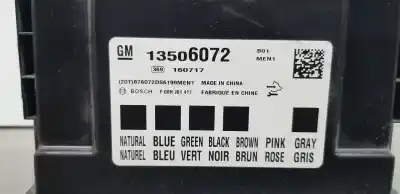 Second-hand car spare part comfort module for opel corsa e selection ecoflex oem iam references 13506072  