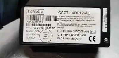 Second-hand car spare part electronic module for ford fiesta (cb1) ambiente oem iam references cs7t14d212ab  