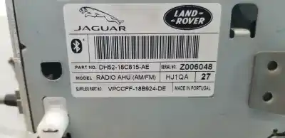 Peça sobressalente para automóvel em segunda mão sistema de áudio / rádio cd por land rover evoque dynamic referências oem iam lr040498 dh5218c815ae dh5218c815ac