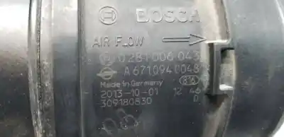 Автозапчасти б/у расходомер воздуха за ssangyong rodius xdi ссылки oem iam a6710940048  0281006043