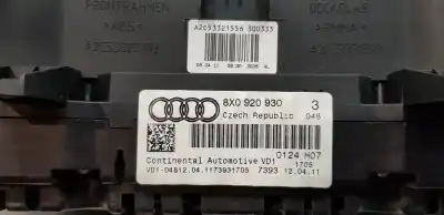 Автозапчастина б/у панель інструментів для audi a1 (8x) attraction посилання на oem iam 8x0920930   Автозапчастина б/у панель інструментів для audi a1 (8x) attraction посилання на oem iam 8x0920930