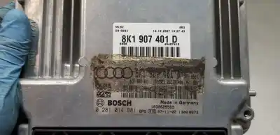 Second-hand car spare part ecu engine control for audi a5 coupe (8t) 2.7 tdi oem iam references 8k1907401d  0281014881